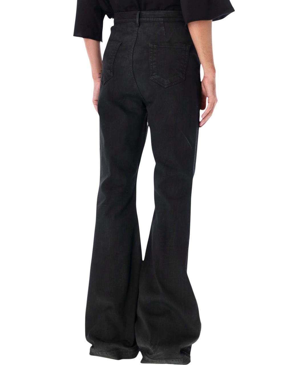 RICK OWENS DRKSHDW Черные хлопковые джинсы, фото 2