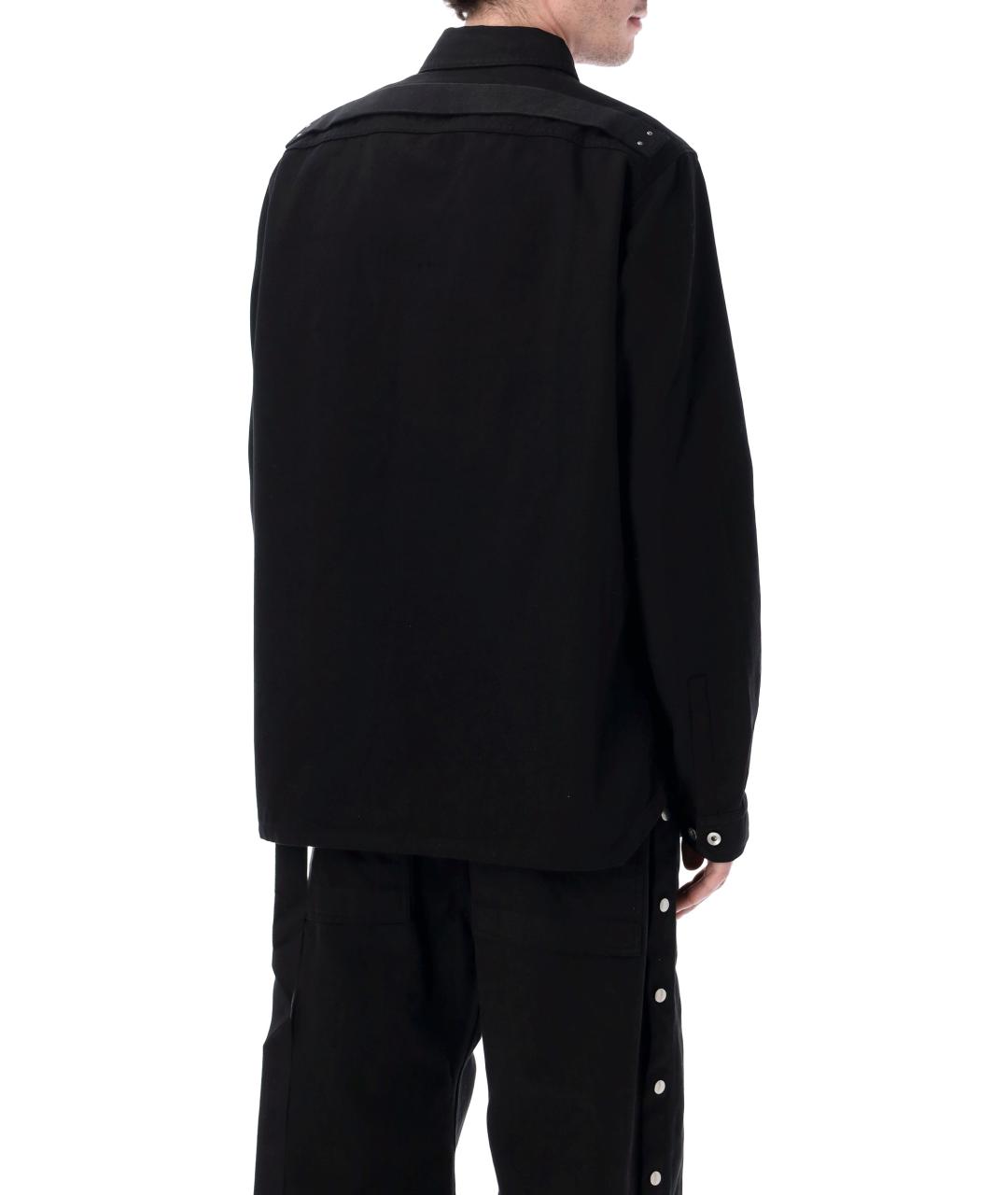 RICK OWENS DRKSHDW Черная хлопковая куртка, фото 2