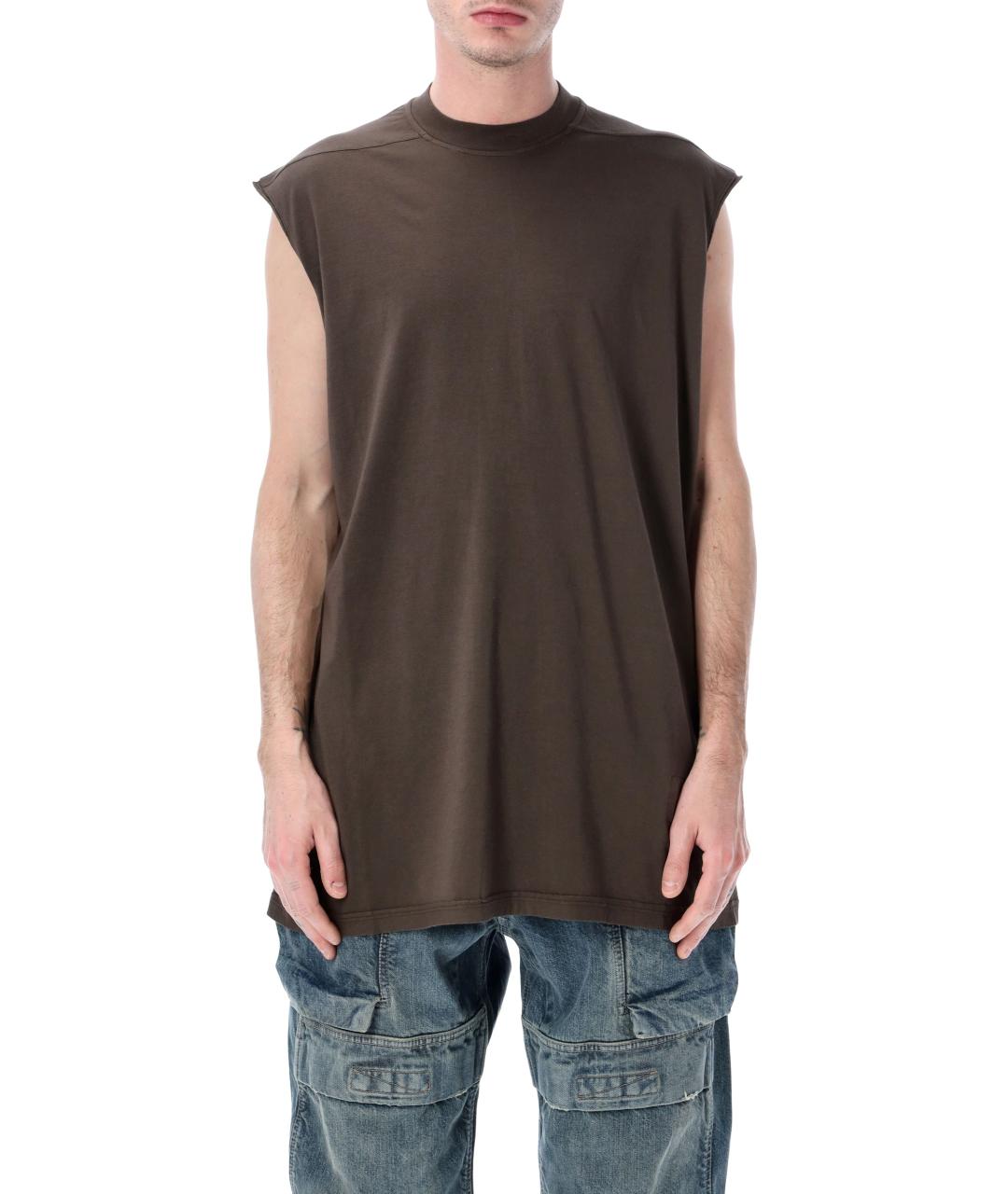 RICK OWENS DRKSHDW Серая хлопковая майка, фото 1