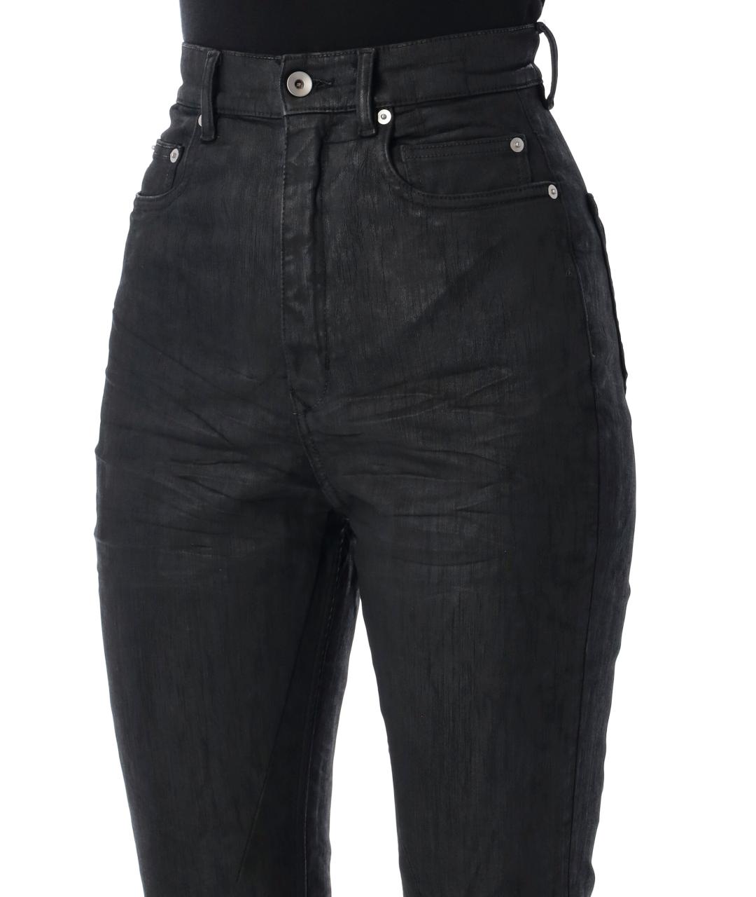 RICK OWENS DRKSHDW Черные хлопковые джинсы клеш, фото 3