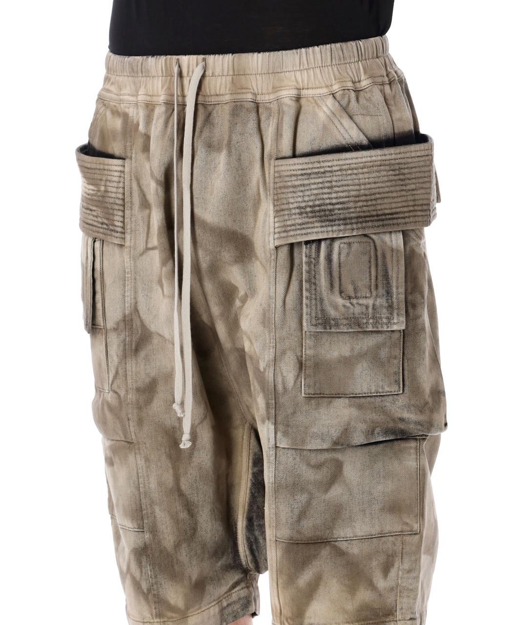 RICK OWENS DRKSHDW Мульти хлопковые шорты, фото 3