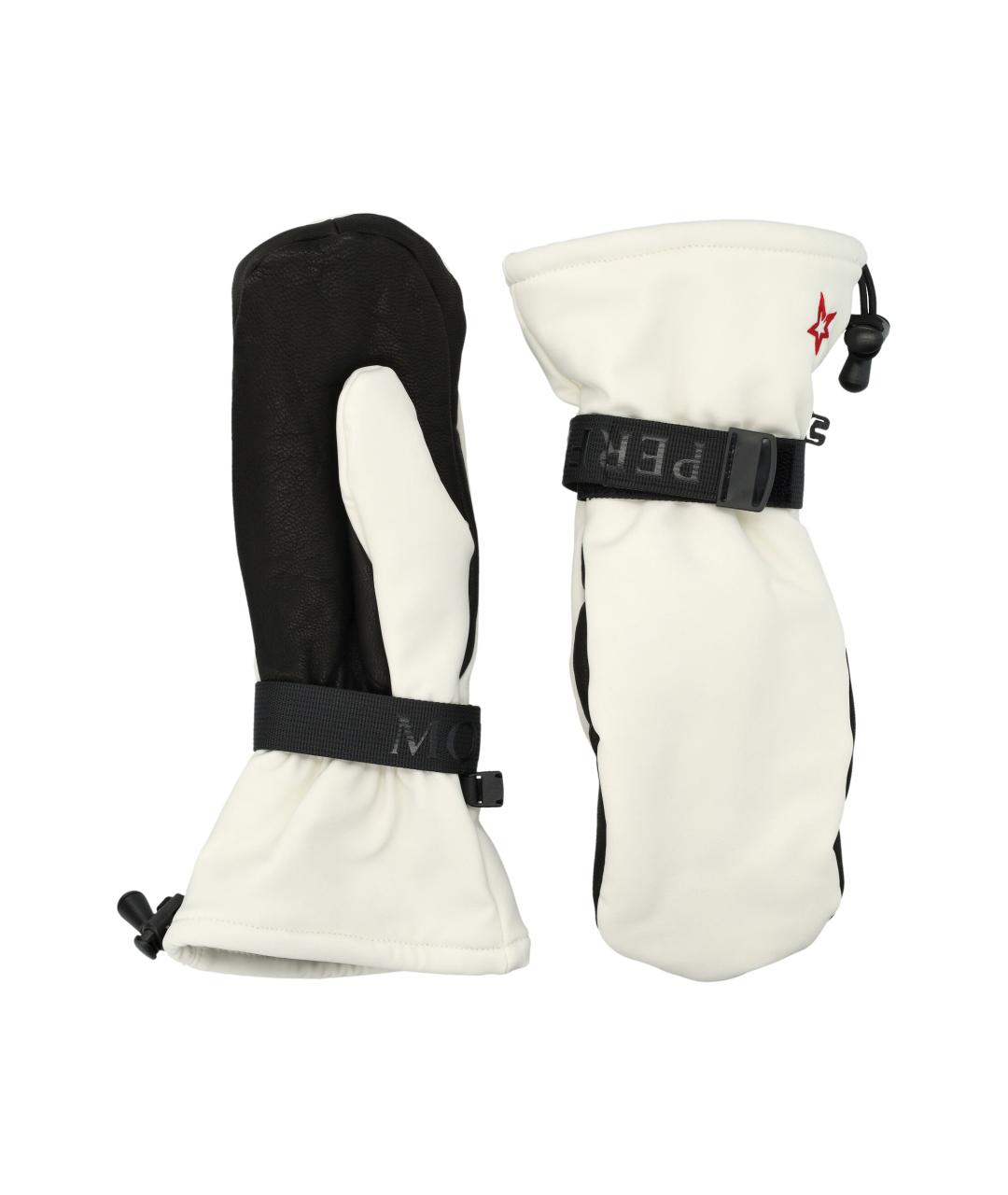 PERFECT MOMENT Белые синтетические варежки, фото 2