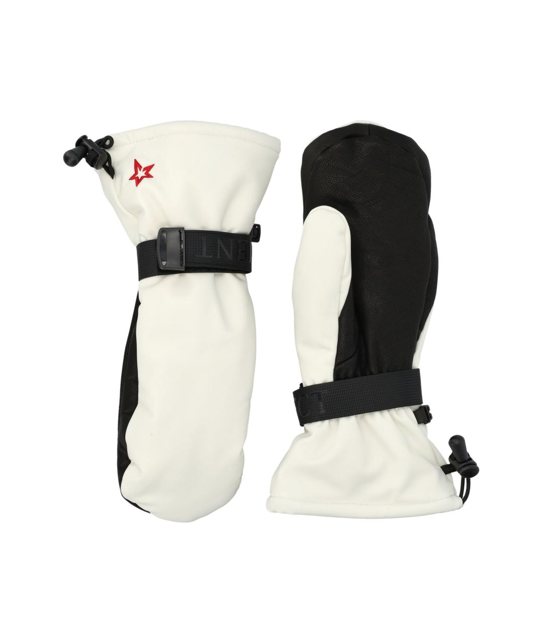 PERFECT MOMENT Белые синтетические варежки, фото 1