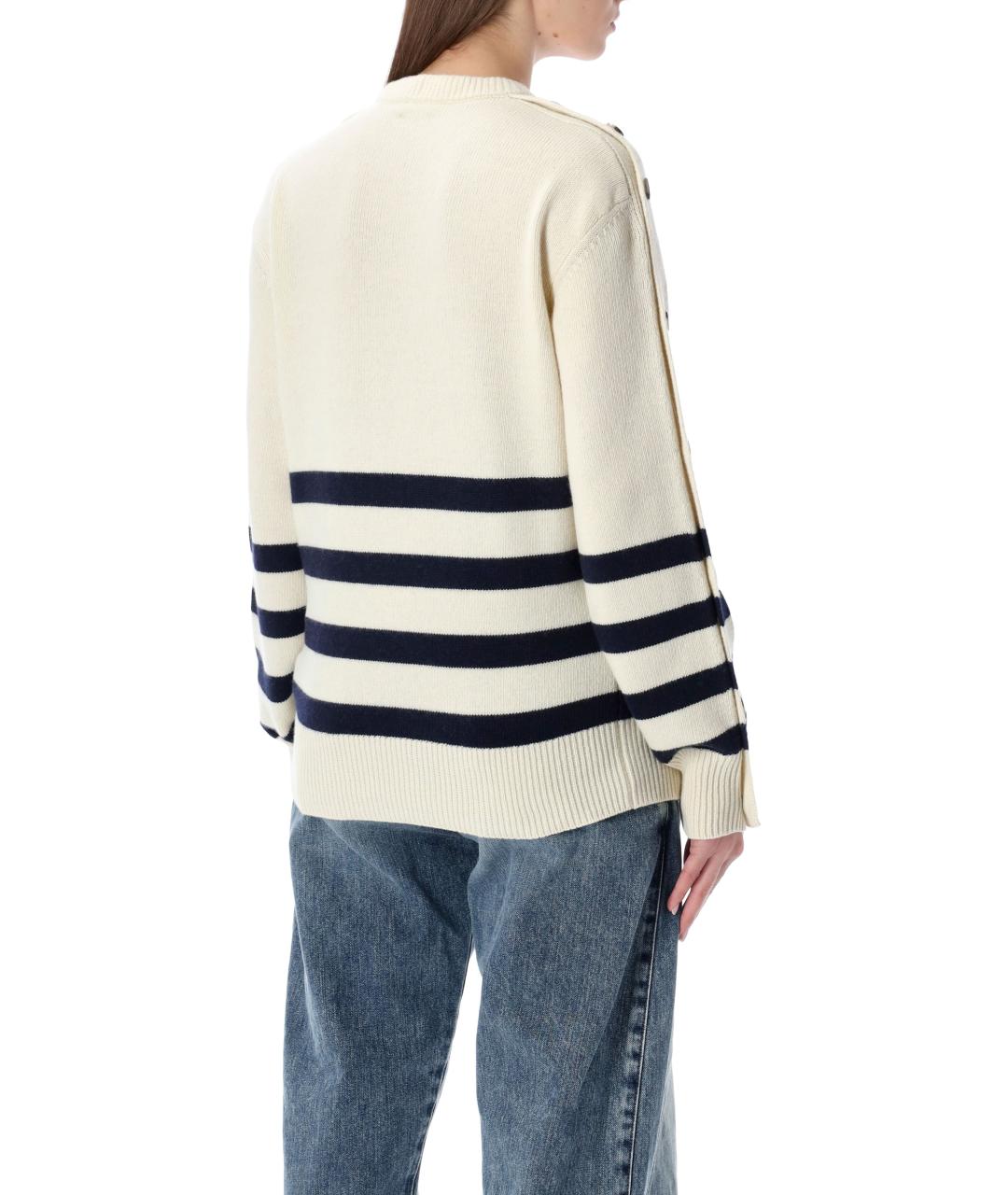 J.W.ANDERSON Белый шерстяной джемпер / свитер, фото 3