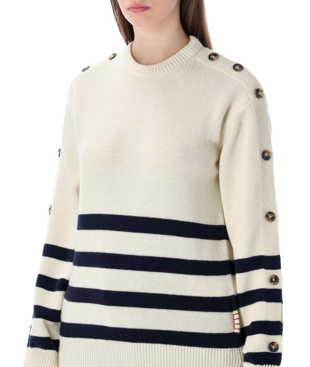 J.W.ANDERSON Белый шерстяной джемпер / свитер, фото 4