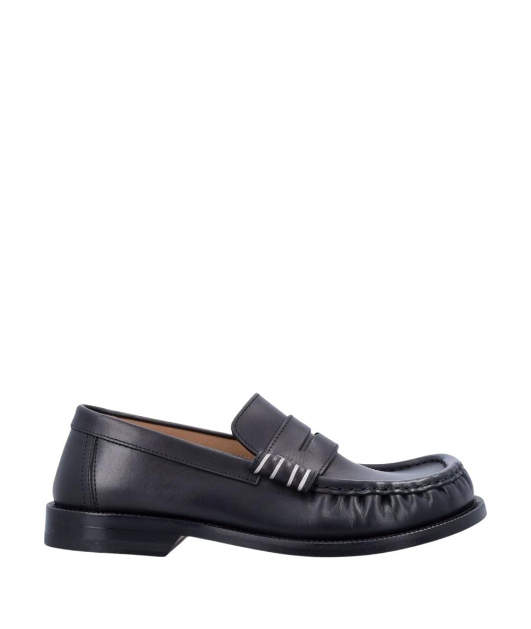 J.W.ANDERSON Черные кожаные лоферы, фото 1
