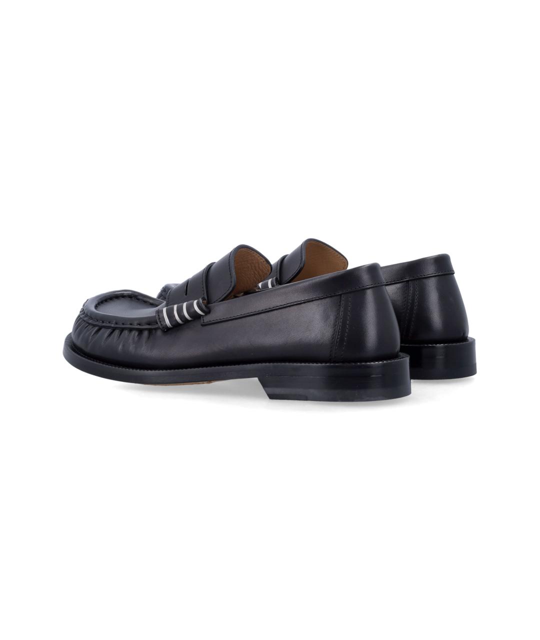 J.W.ANDERSON Черные кожаные лоферы, фото 3