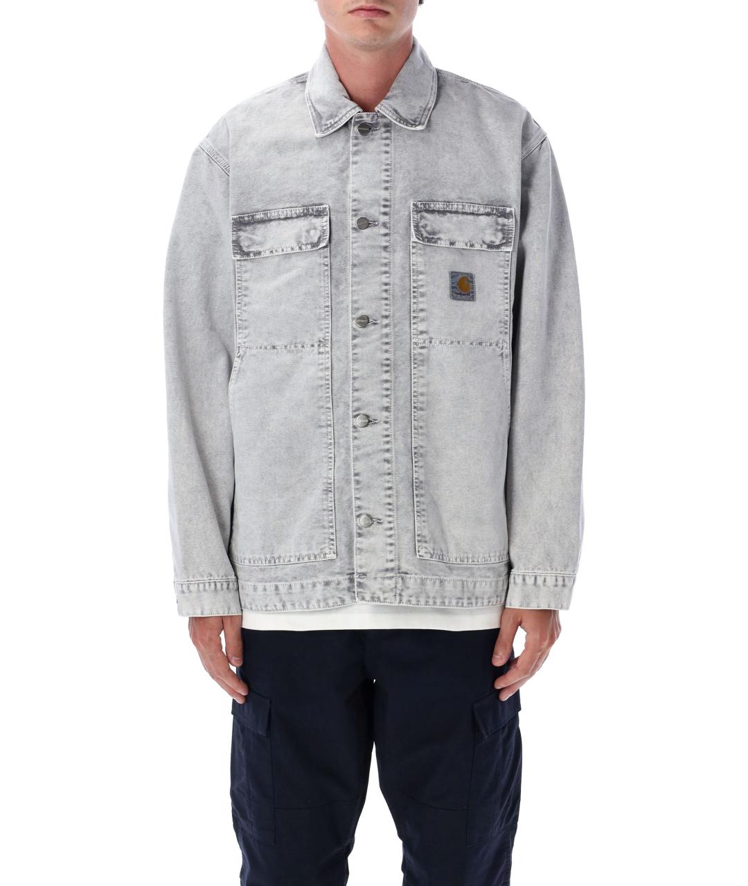 CARHARTT WIP Серая хлопковая куртка, фото 2