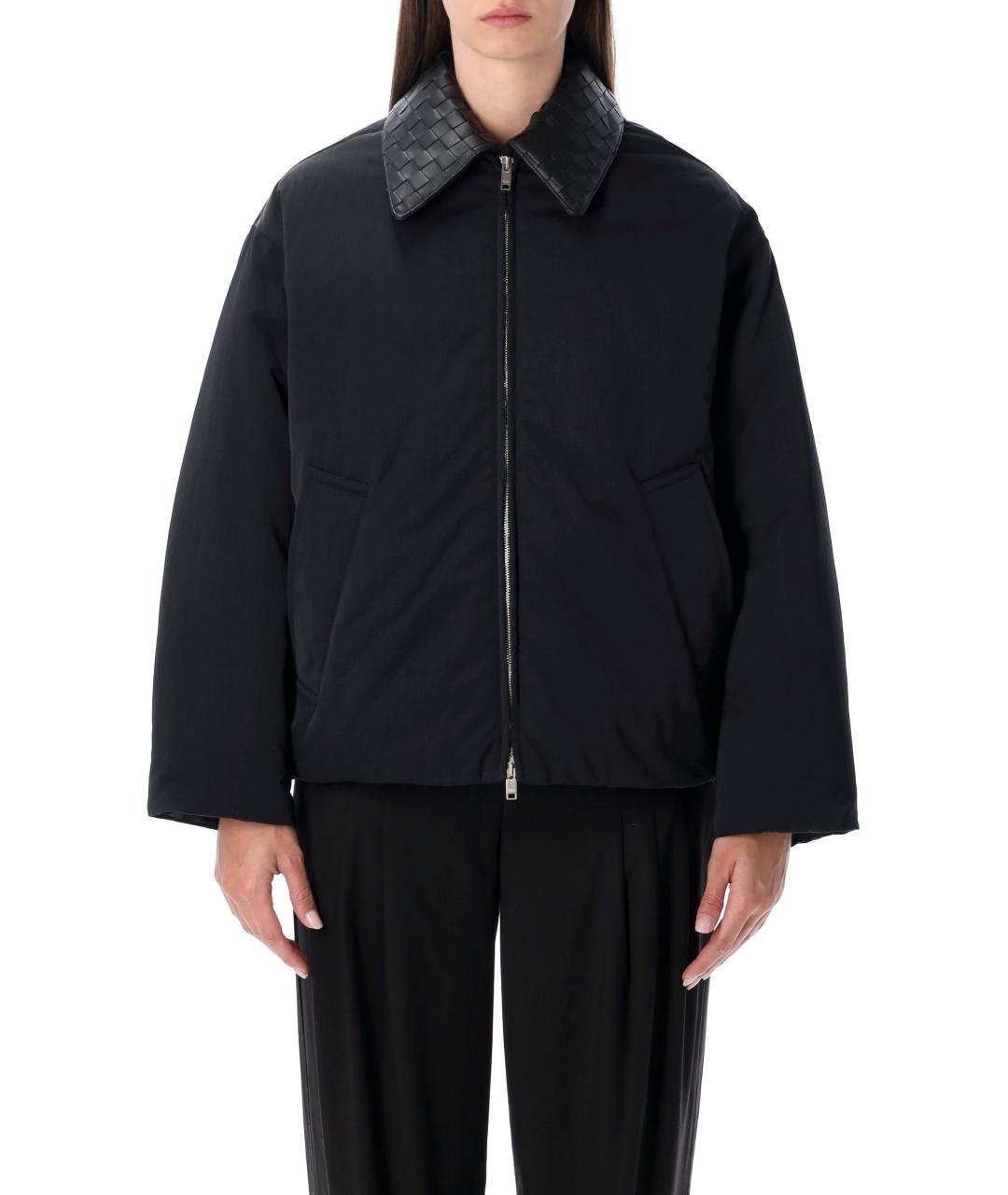 BOTTEGA VENETA Черная полиамидовая куртка, фото 2