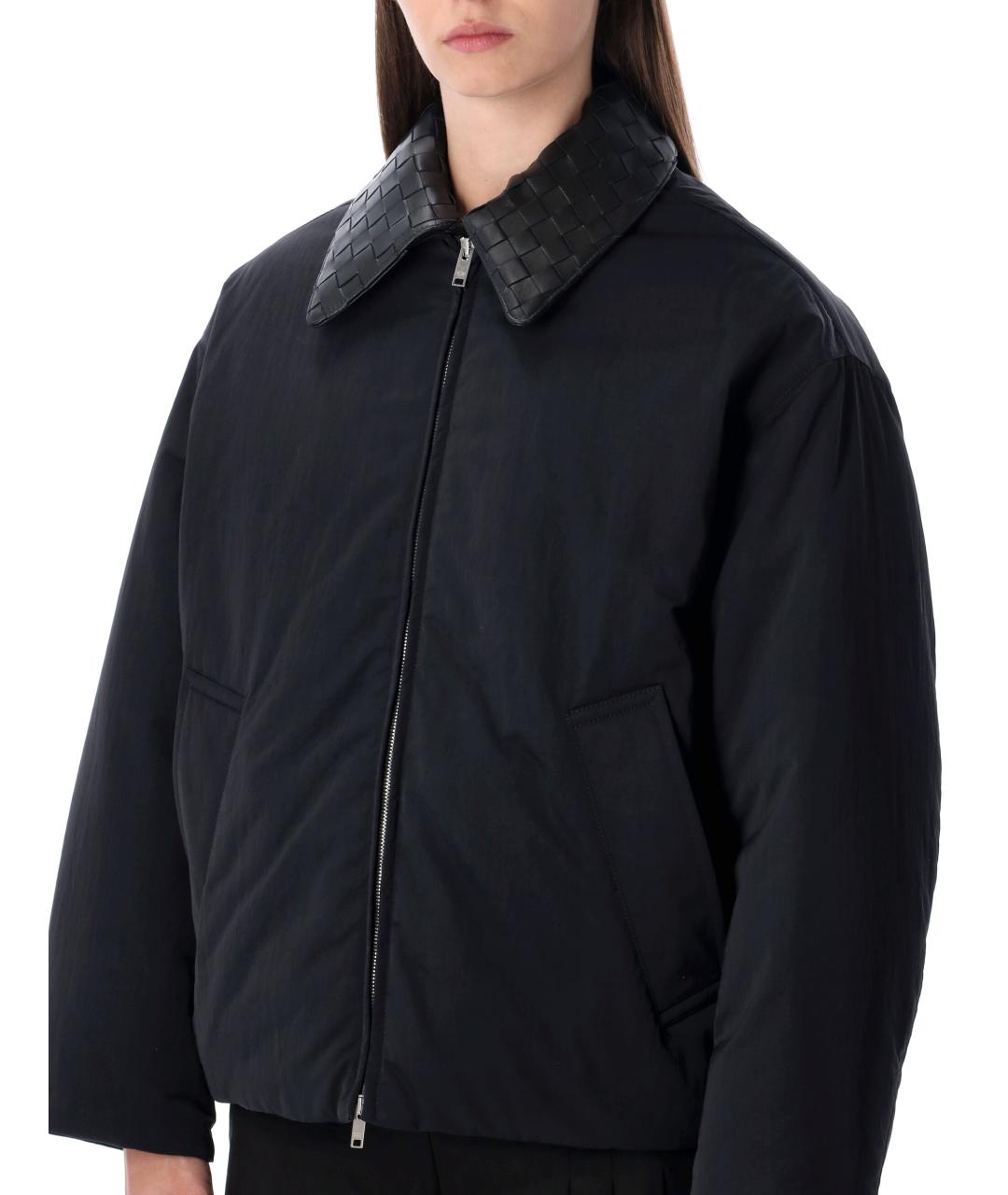 BOTTEGA VENETA Черная полиамидовая куртка, фото 4