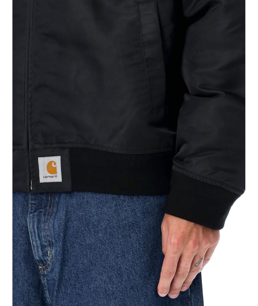 CARHARTT WIP Черная полиамидовая куртка, фото 4