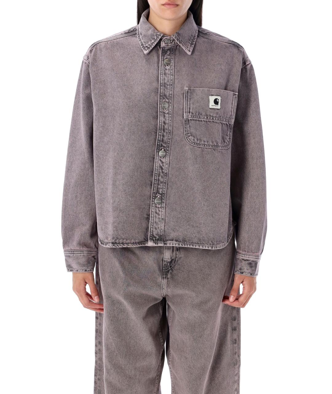 CARHARTT WIP Серая хлопковая рубашка, фото 2