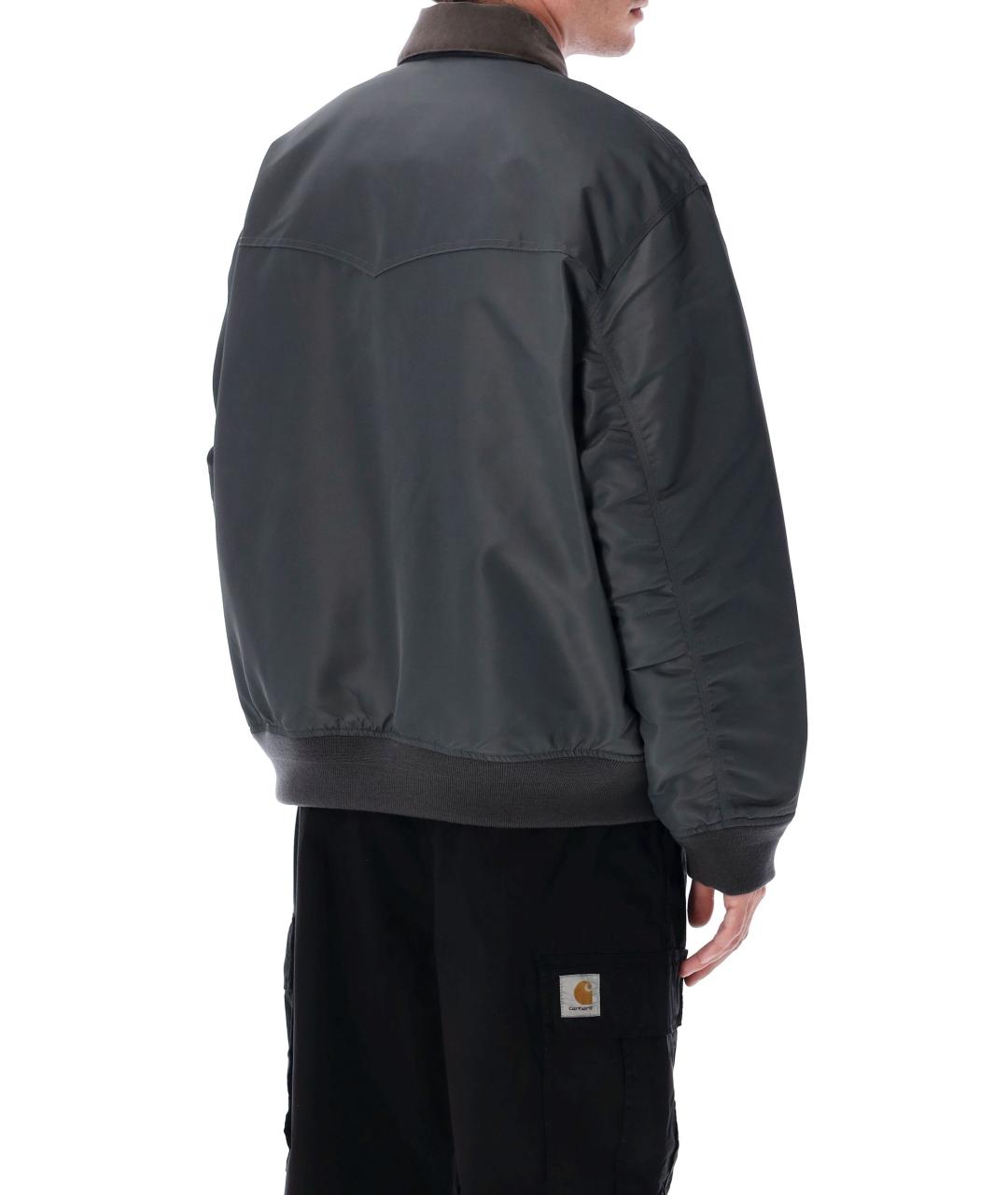 CARHARTT WIP Серая полиамидовая куртка, фото 3