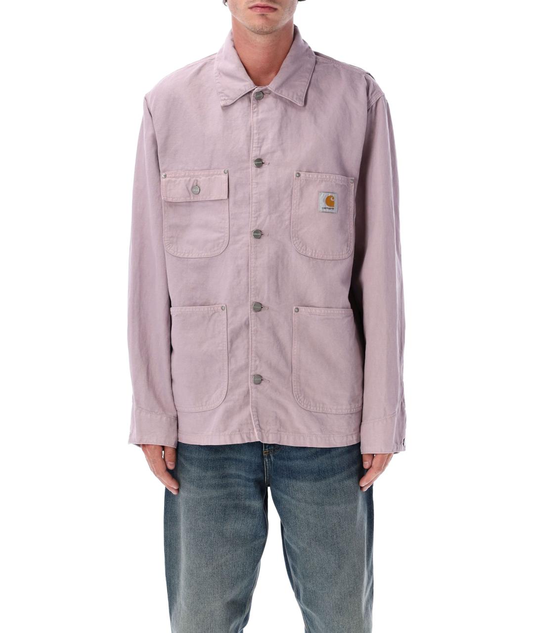 CARHARTT WIP Фиолетовая хлопковая куртка, фото 1