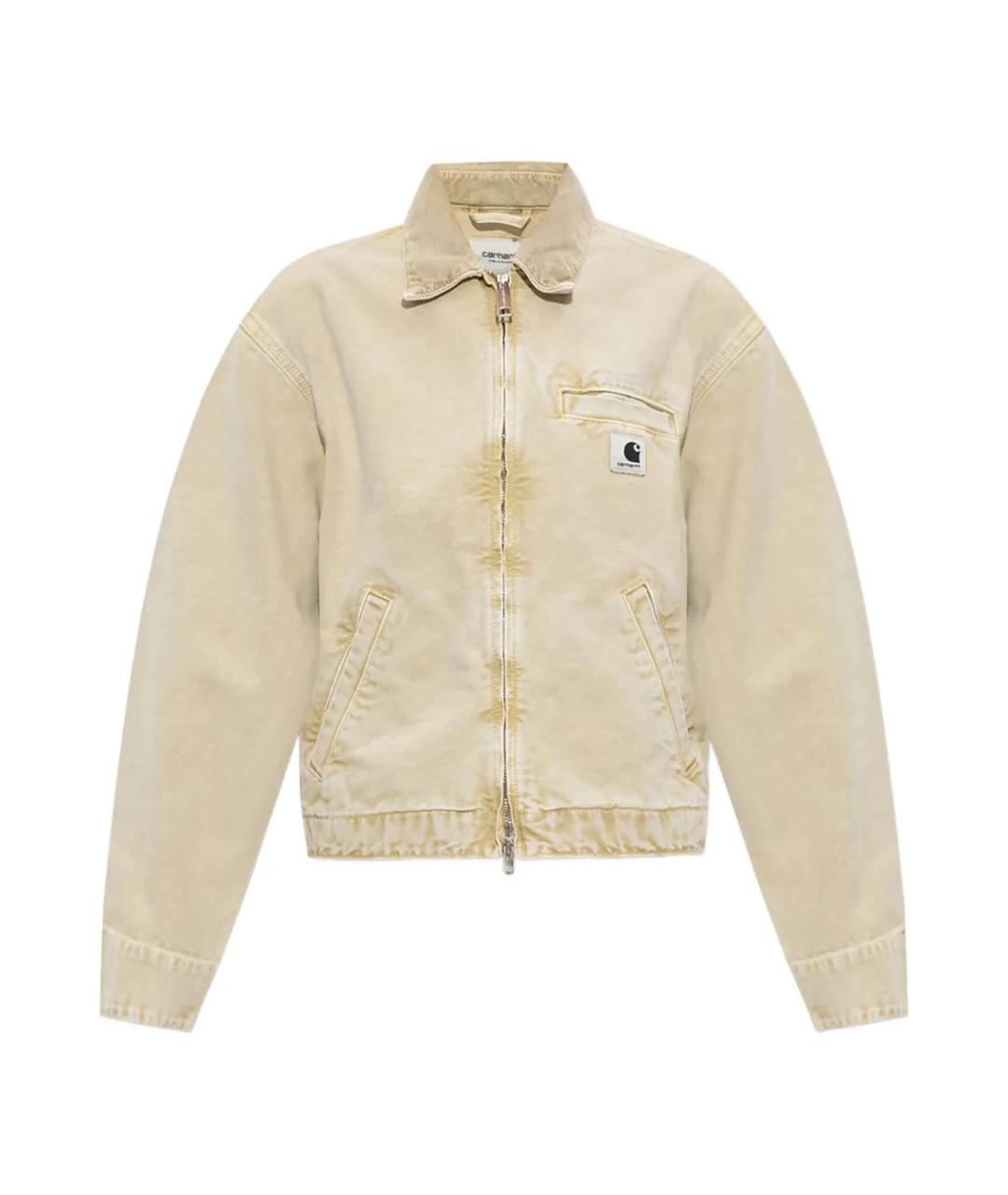 CARHARTT WIP Бежевая хлопковая куртка, фото 1