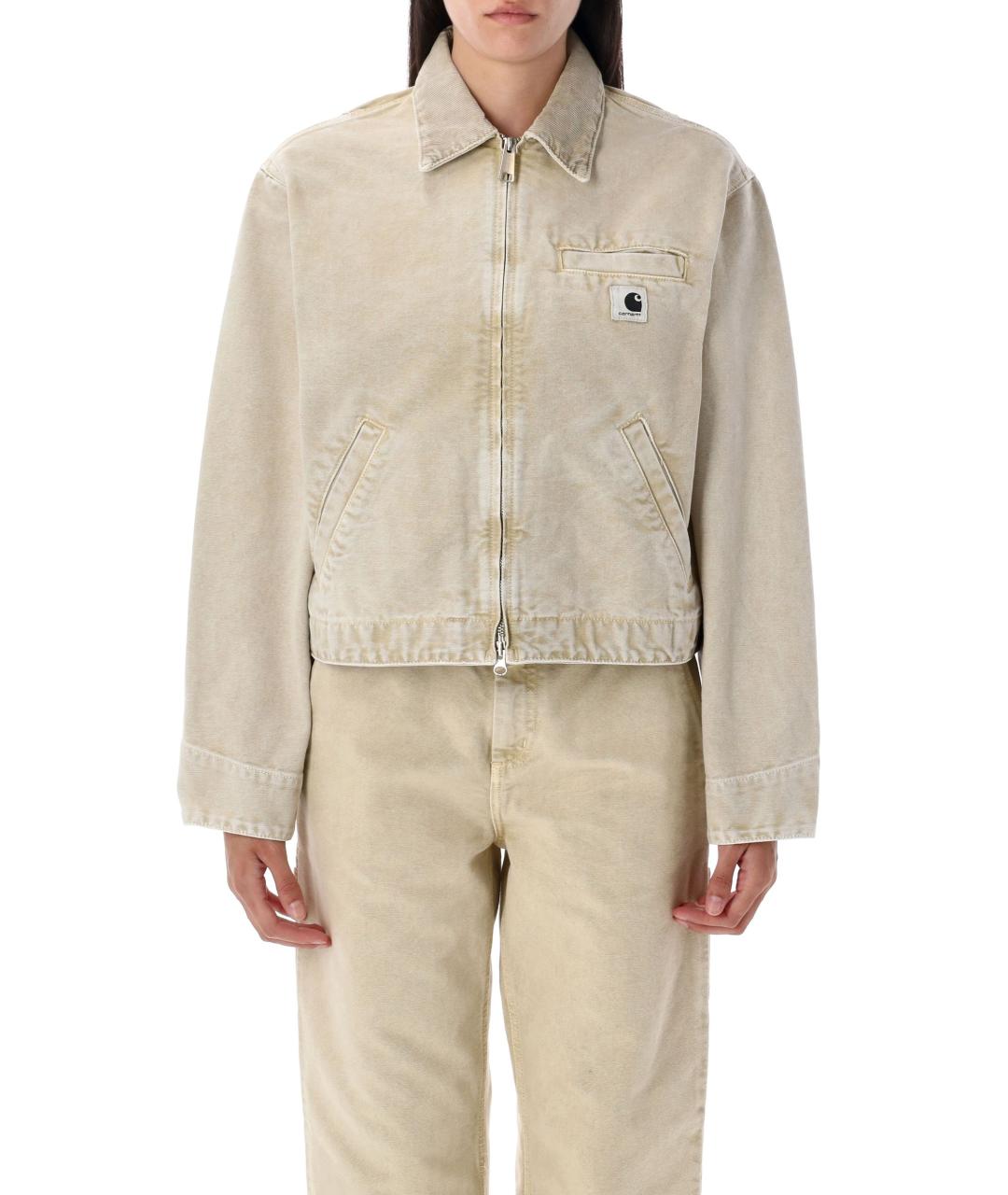 CARHARTT WIP Бежевая хлопковая куртка, фото 2