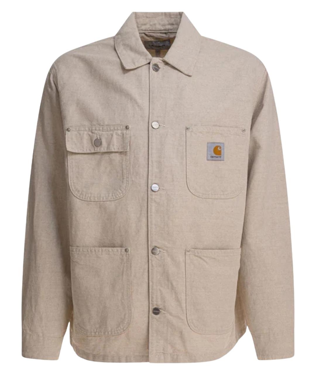 CARHARTT WIP Бежевая хлопковая куртка, фото 1