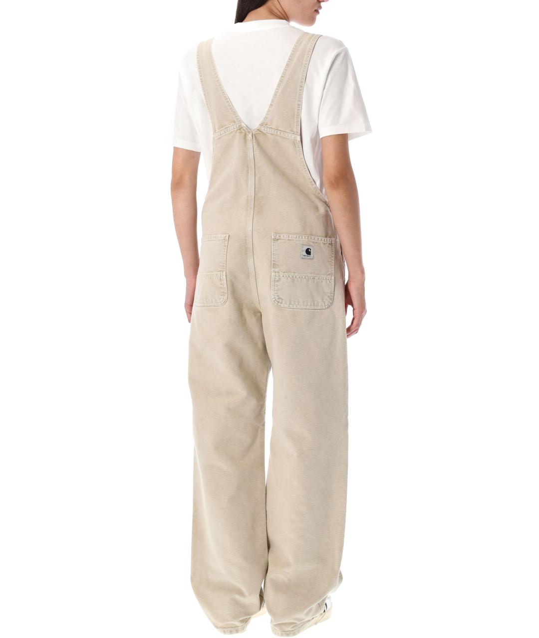 CARHARTT WIP Бежевый хлопковый комбинезон, фото 3