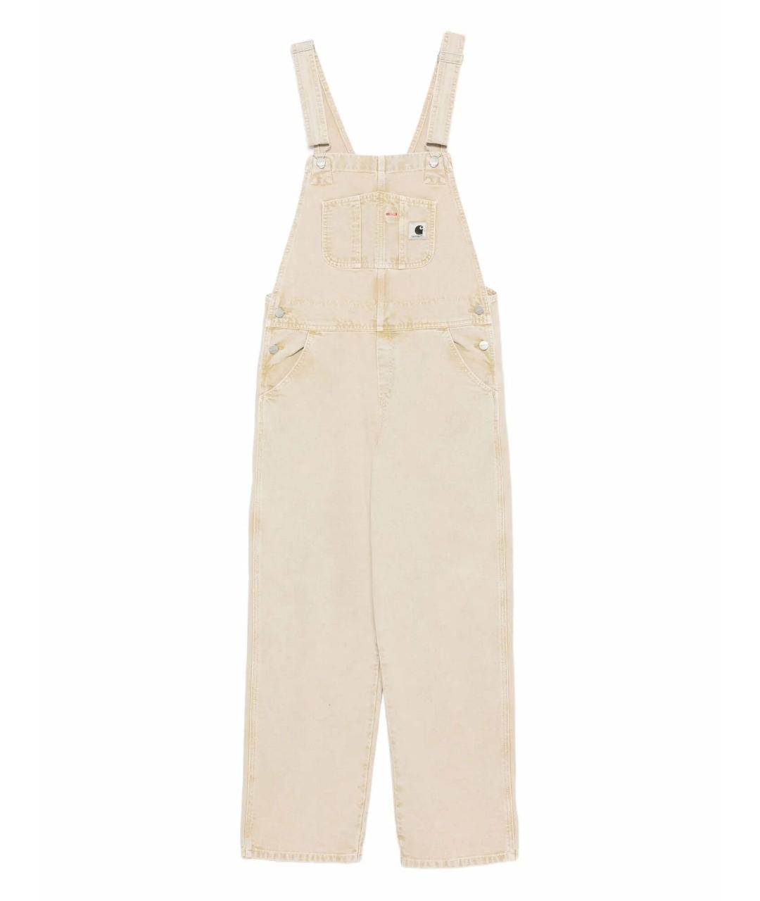 CARHARTT WIP Бежевый хлопковый комбинезон, фото 1