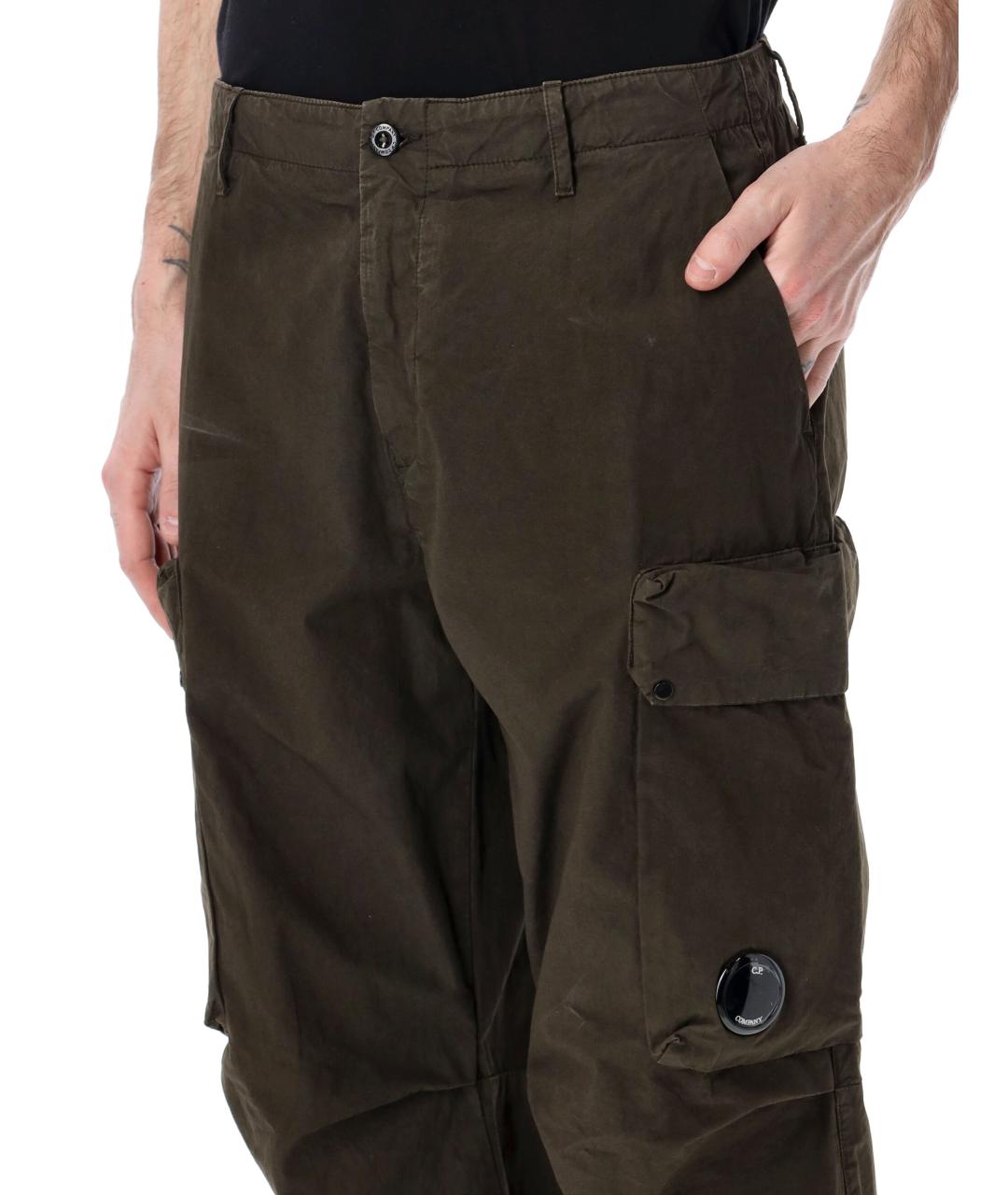 CP COMPANY Хаки хлопковые повседневные брюки, фото 3