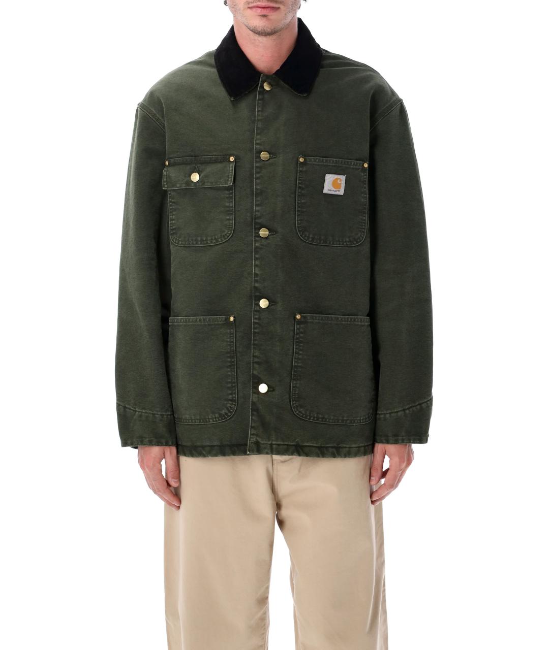 CARHARTT WIP Зеленая хлопковая куртка, фото 2