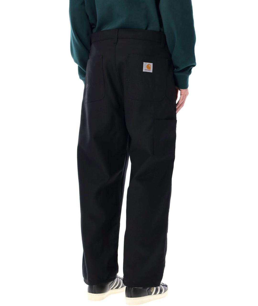 CARHARTT WIP Черные полиэстеровые повседневные брюки, фото 2