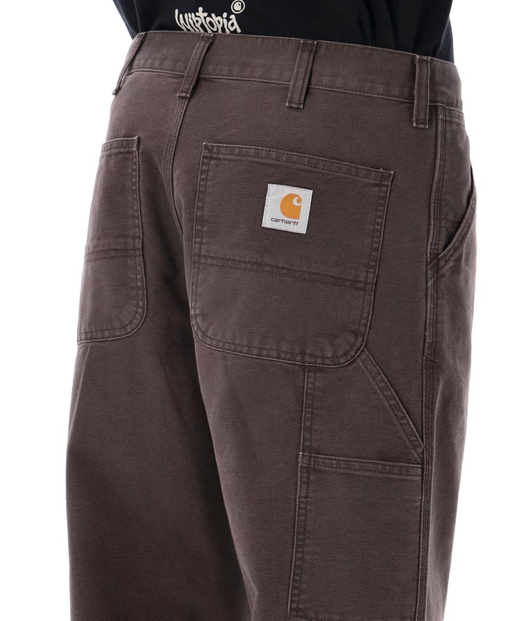 CARHARTT WIP Коричневые прямые джинсы, фото 3