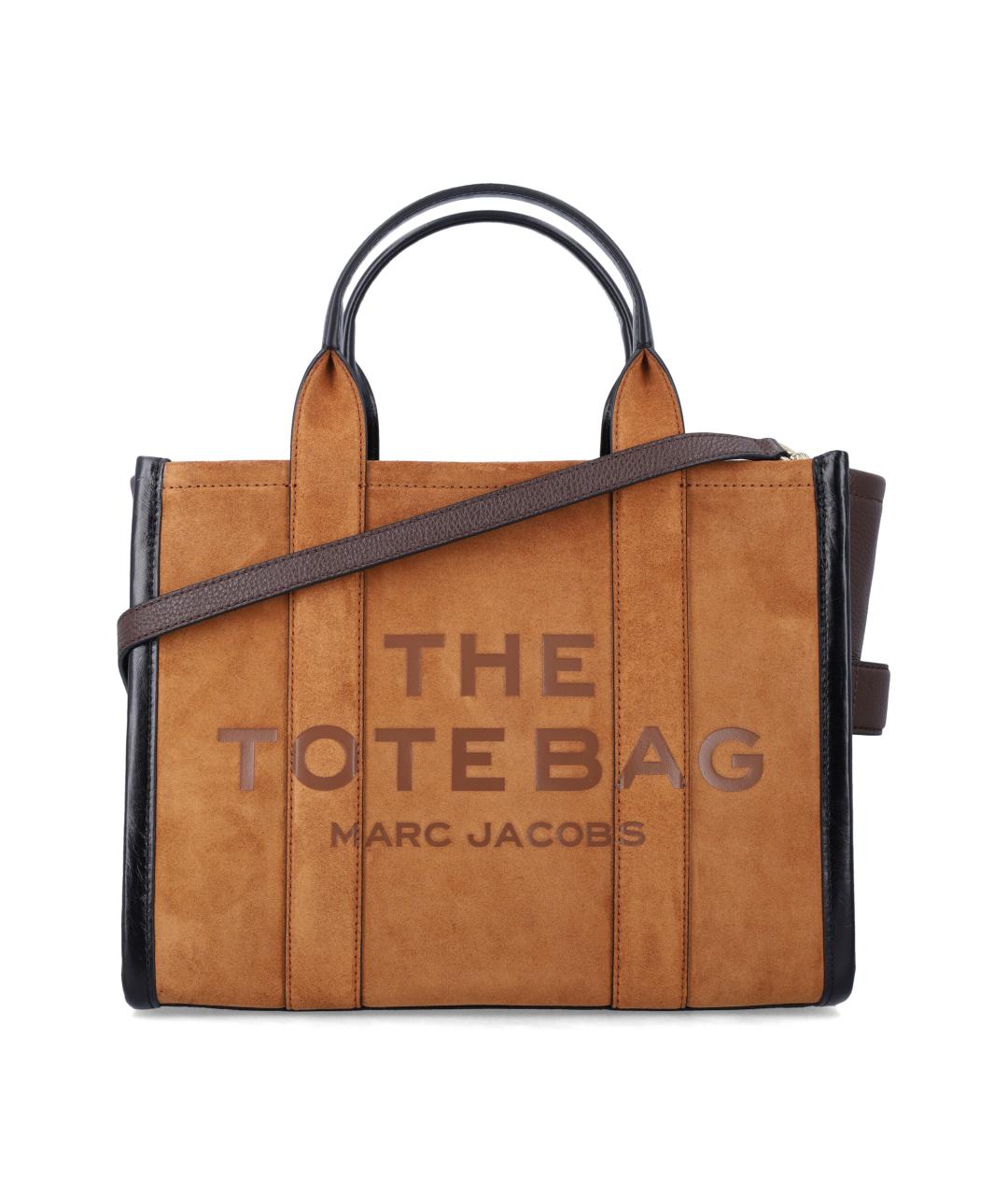 MARC JACOBS Коричневая замшевая сумка тоут, фото 1