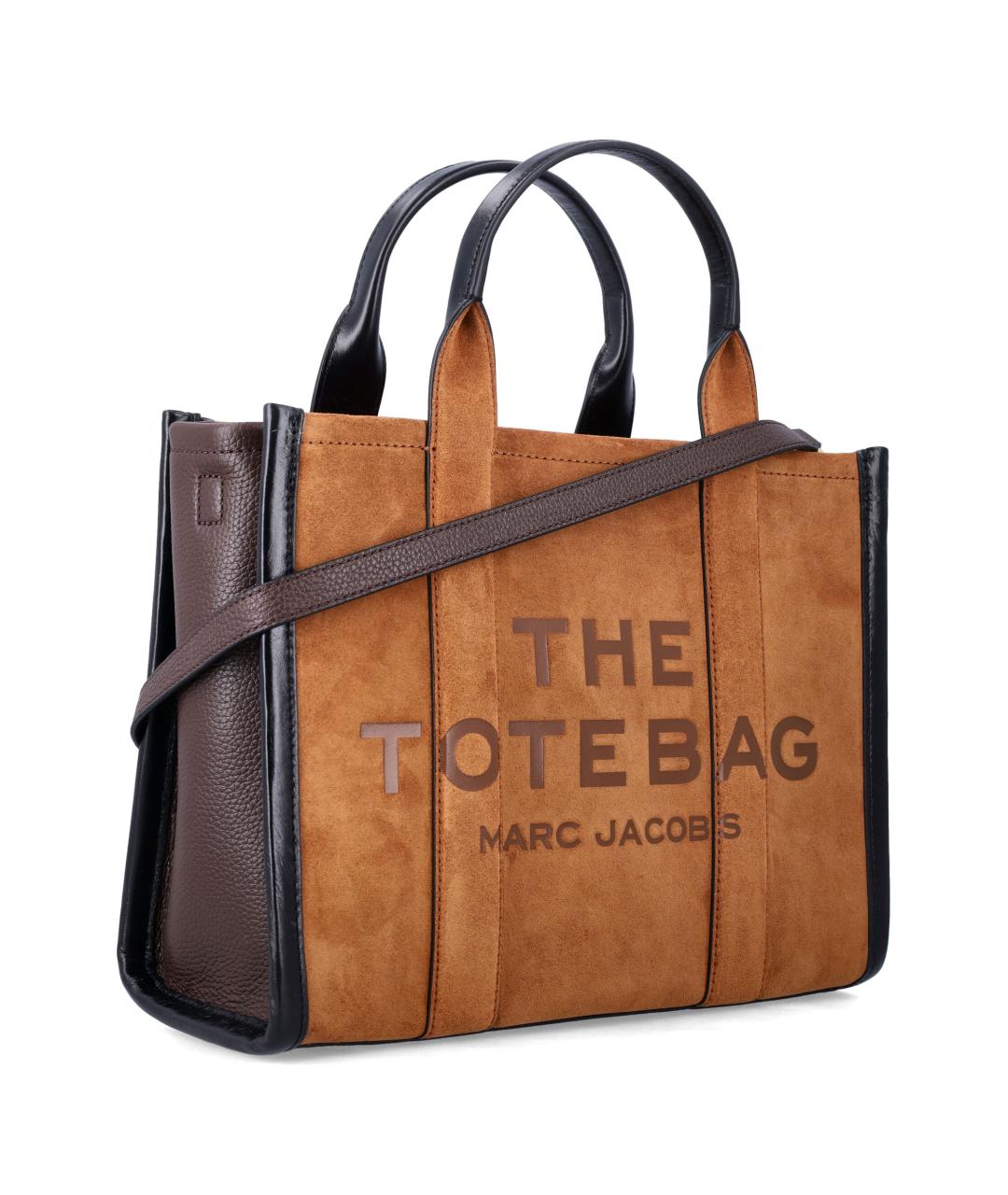 MARC JACOBS Коричневая замшевая сумка тоут, фото 2