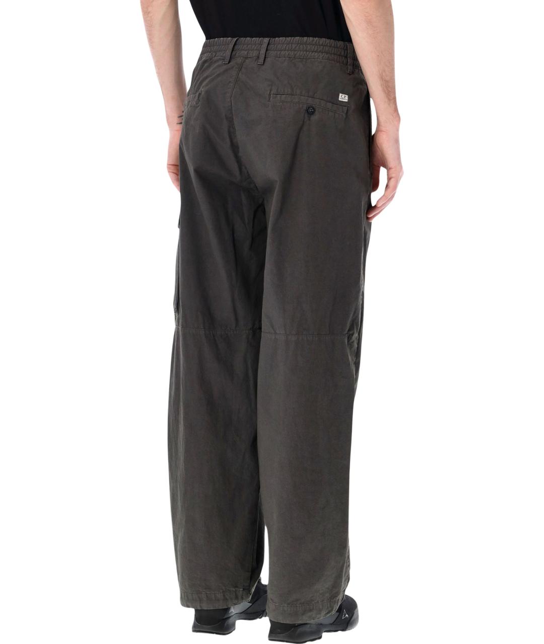 CP COMPANY Серые хлопковые повседневные брюки, фото 2