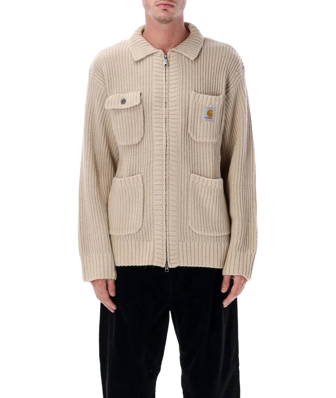 CARHARTT WIP Бежевый кардиган, фото 2