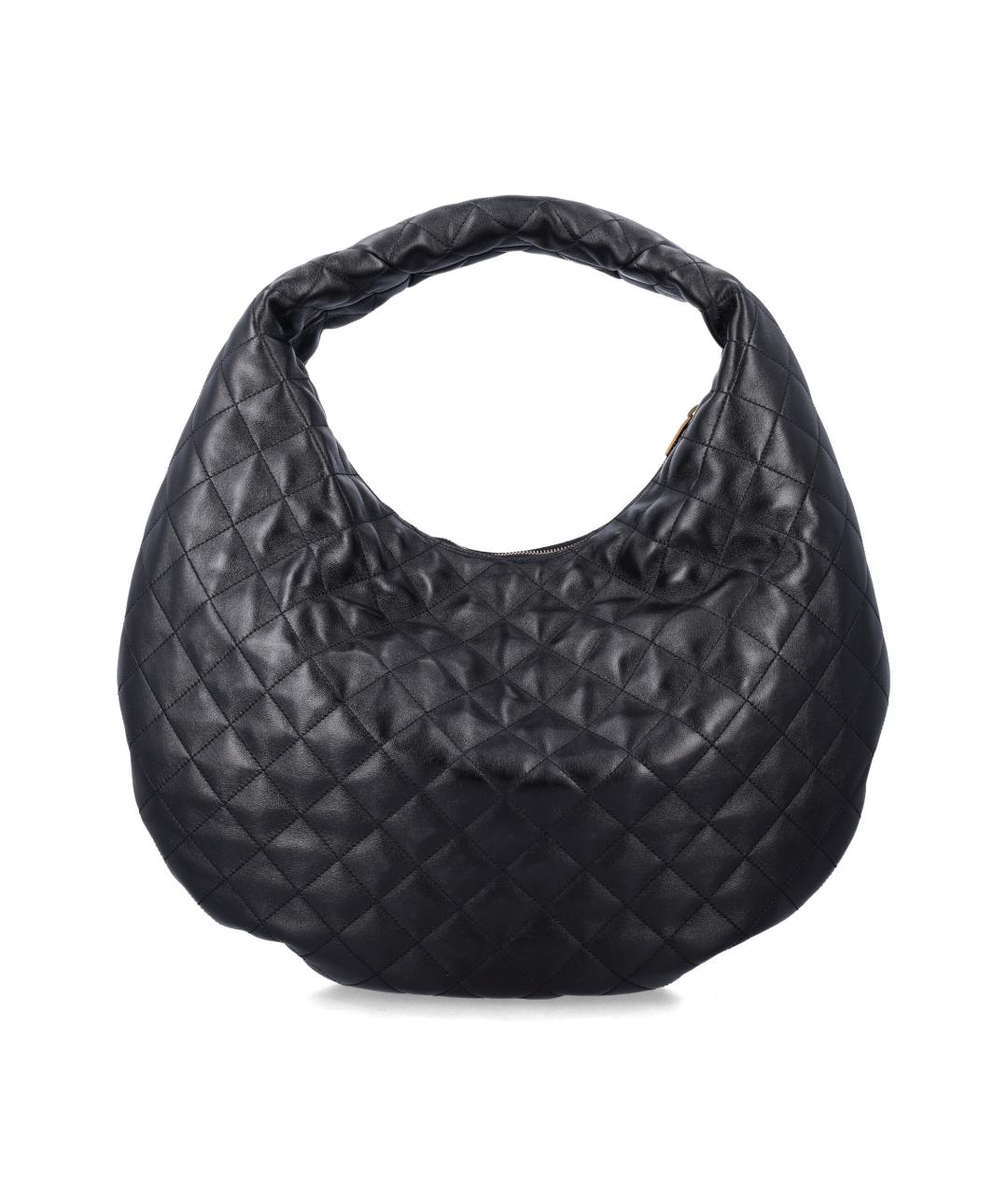 SAINT LAURENT Черная кожаная сумка тоут, фото 3