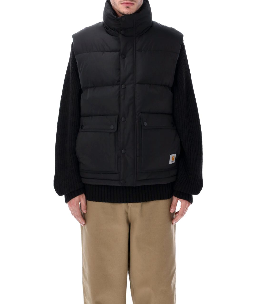 CARHARTT WIP Черный полиамидовый жилет, фото 2
