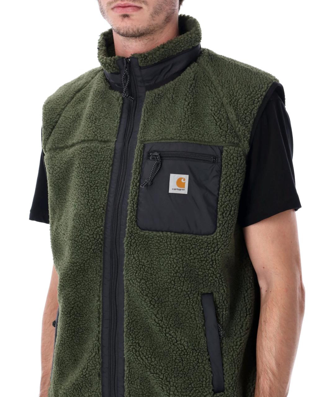 CARHARTT WIP Зеленый полиэстеровый жилет, фото 3