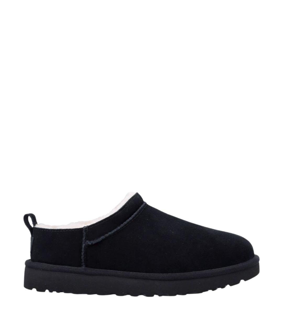 UGG AUSTRALIA Черные замшевые низкие ботинки, фото 1