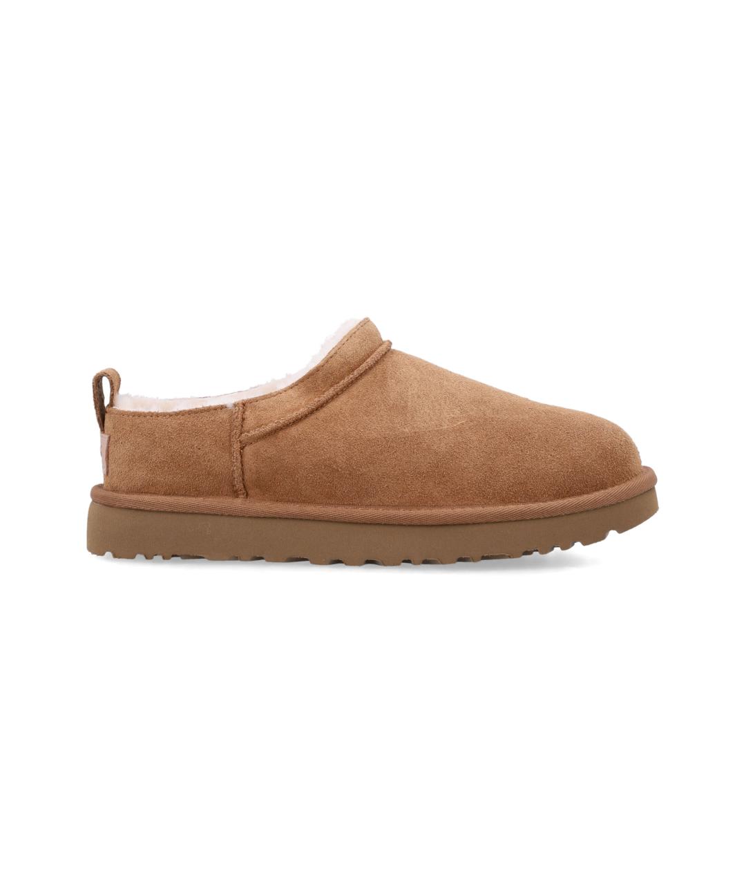 UGG AUSTRALIA Бежевые замшевые низкие ботинки, фото 4