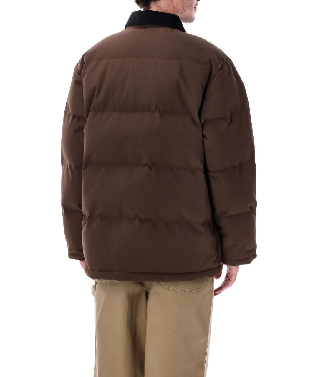 CARHARTT WIP Коричневая полиамидовая куртка, фото 3