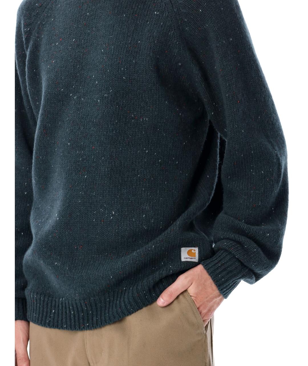 CARHARTT WIP Зеленый шерстяной джемпер / свитер, фото 4