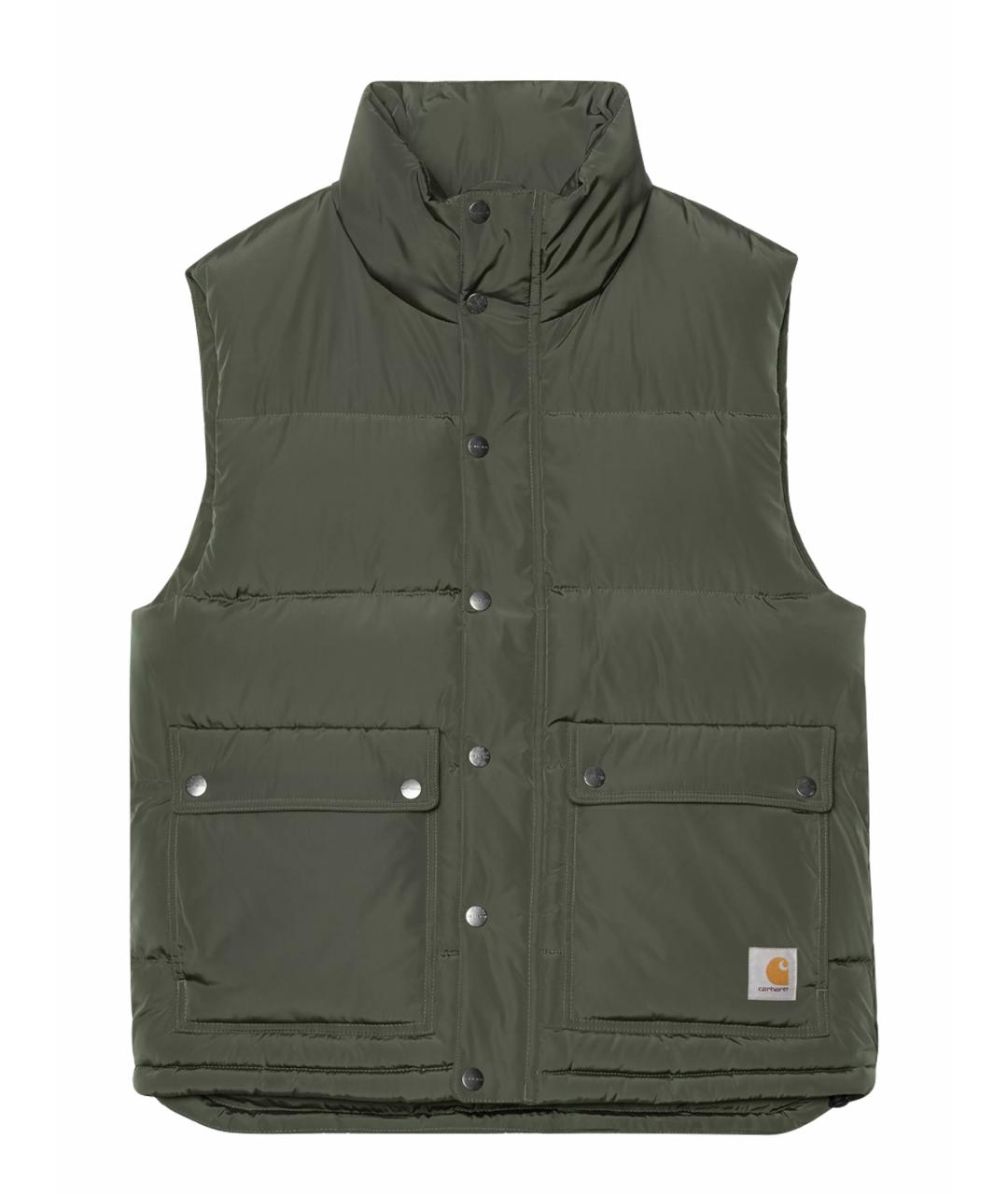 CARHARTT WIP Зеленый полиамидовый жилет, фото 1