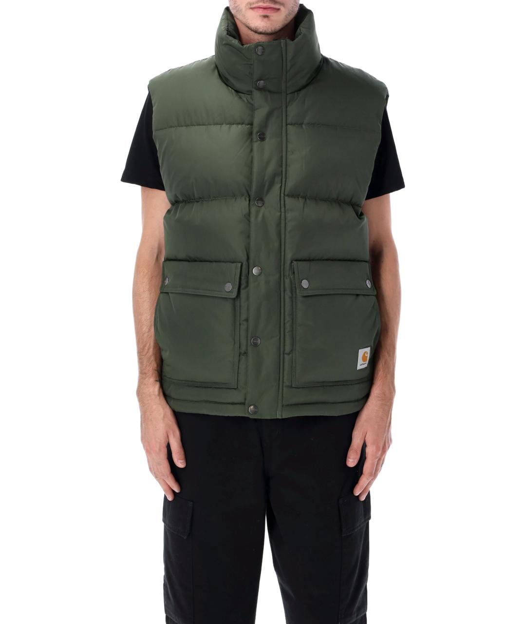 CARHARTT WIP Зеленый полиамидовый жилет, фото 2
