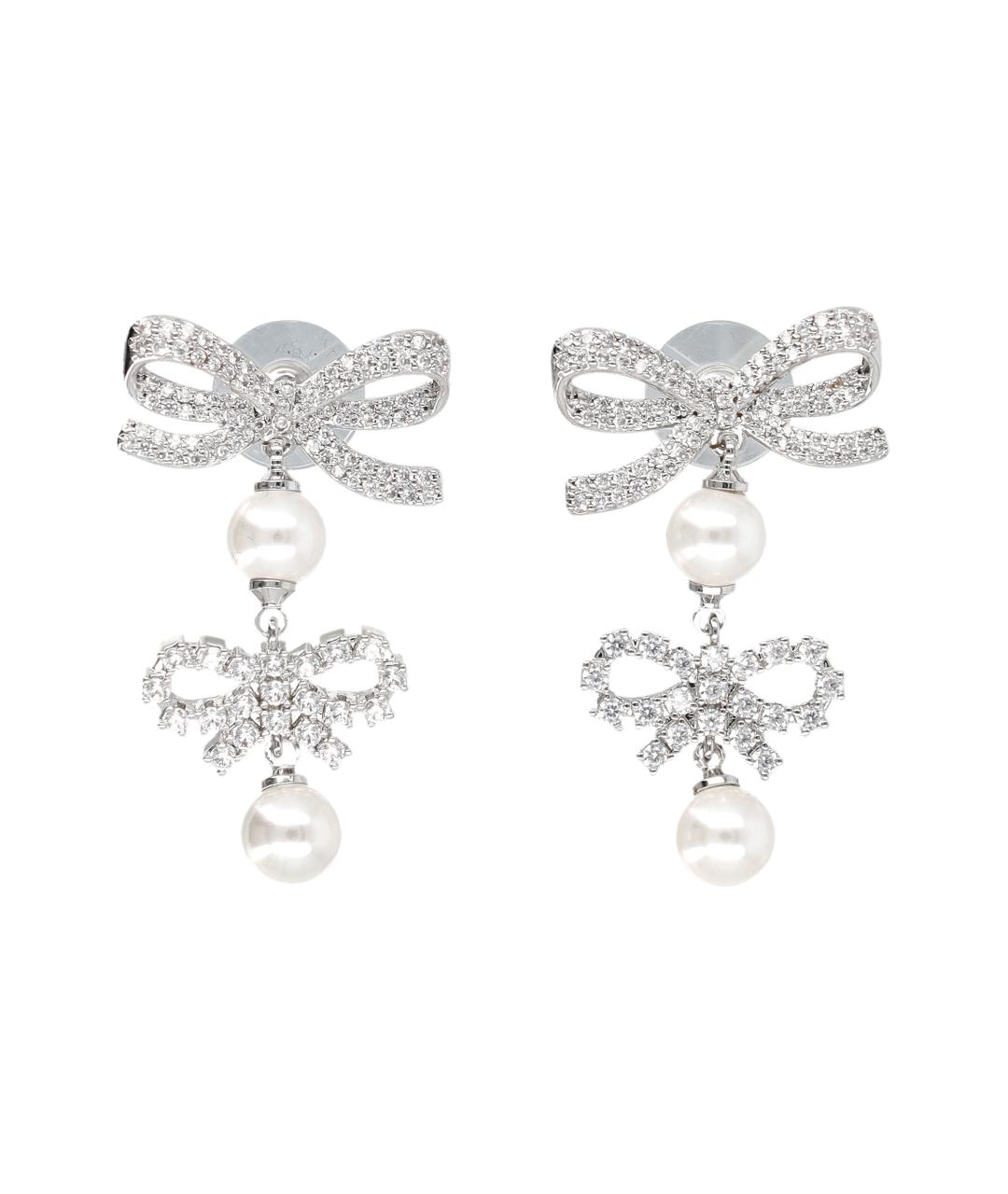 SELF-PORTRAIT Серебряные металлические серьги, фото 1