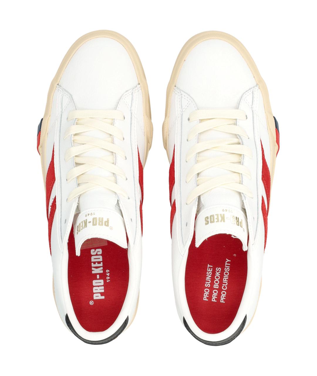 PRO-KEDS Белые кожаные низкие кроссовки / кеды, фото 2