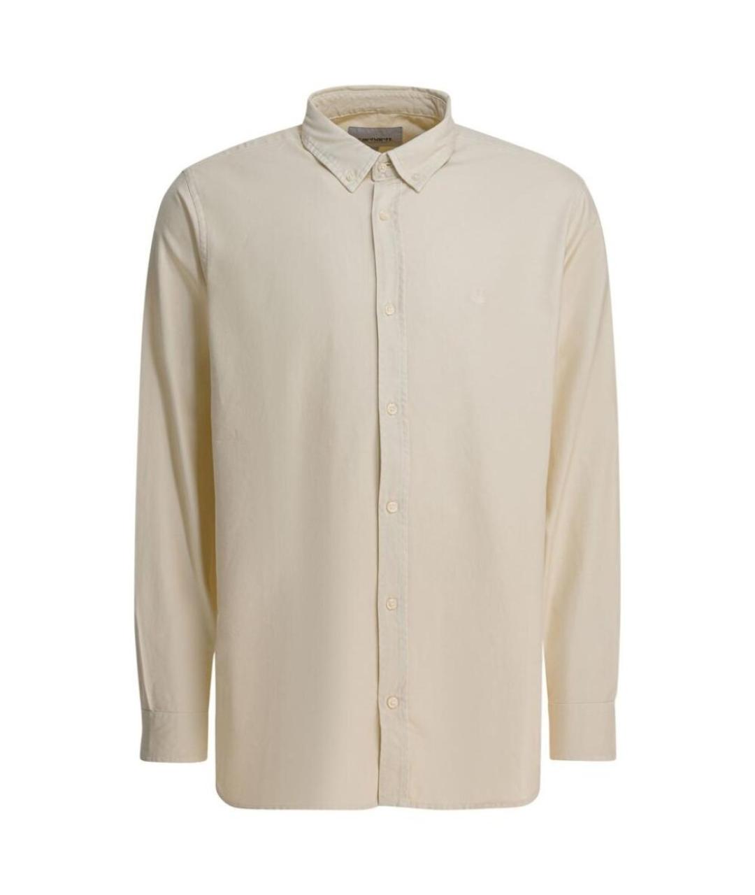 CARHARTT WIP Бежевая хлопковая кэжуал рубашка, фото 1