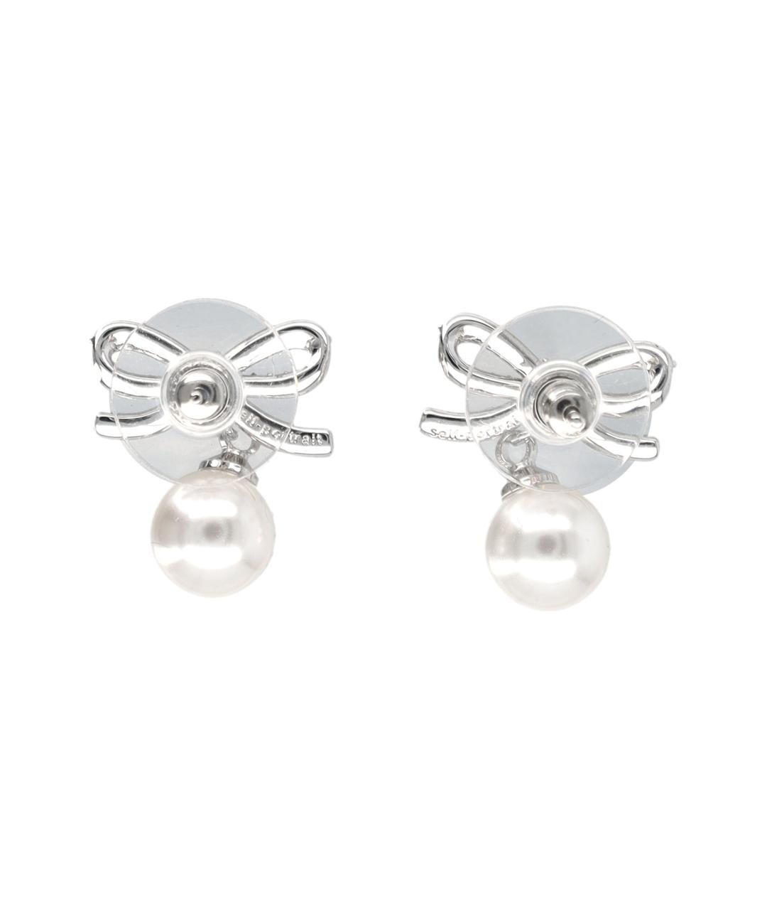 SELF-PORTRAIT Серебряные металлические серьги, фото 2