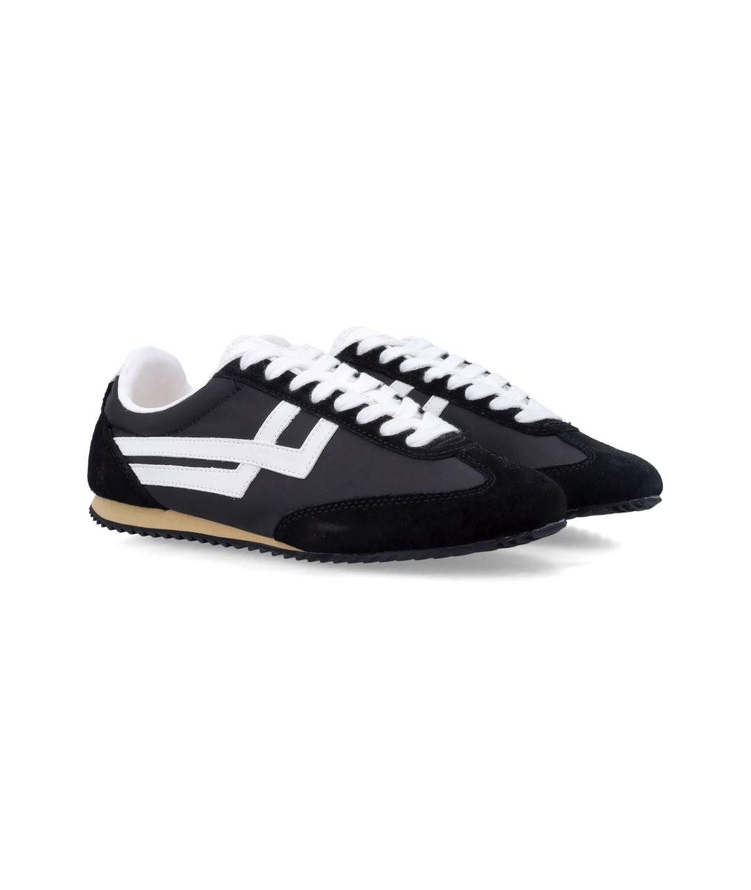 PRO-KEDS Черные кожаные низкие кроссовки / кеды, фото 3