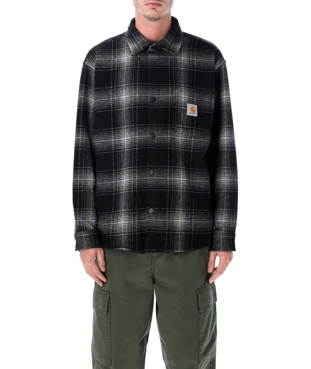 CARHARTT WIP Черная шерстяная куртка, фото 1