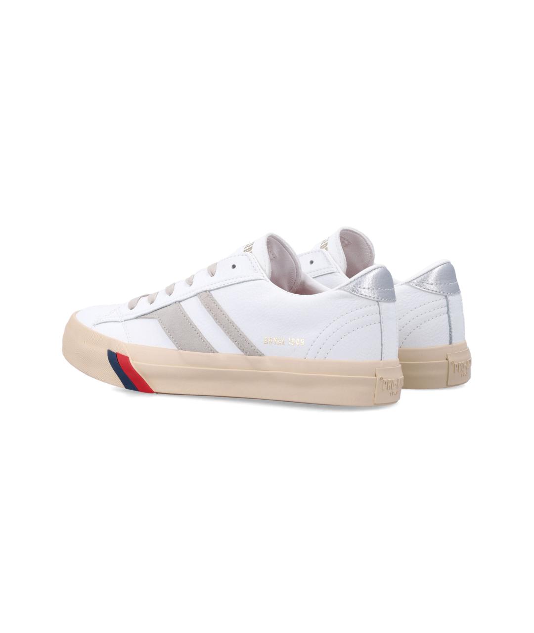 PRO-KEDS Белые кожаные низкие кроссовки / кеды, фото 4