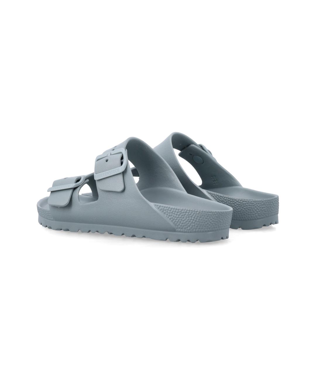 BIRKENSTOCK Голубые синтетические шлепанцы, фото 3