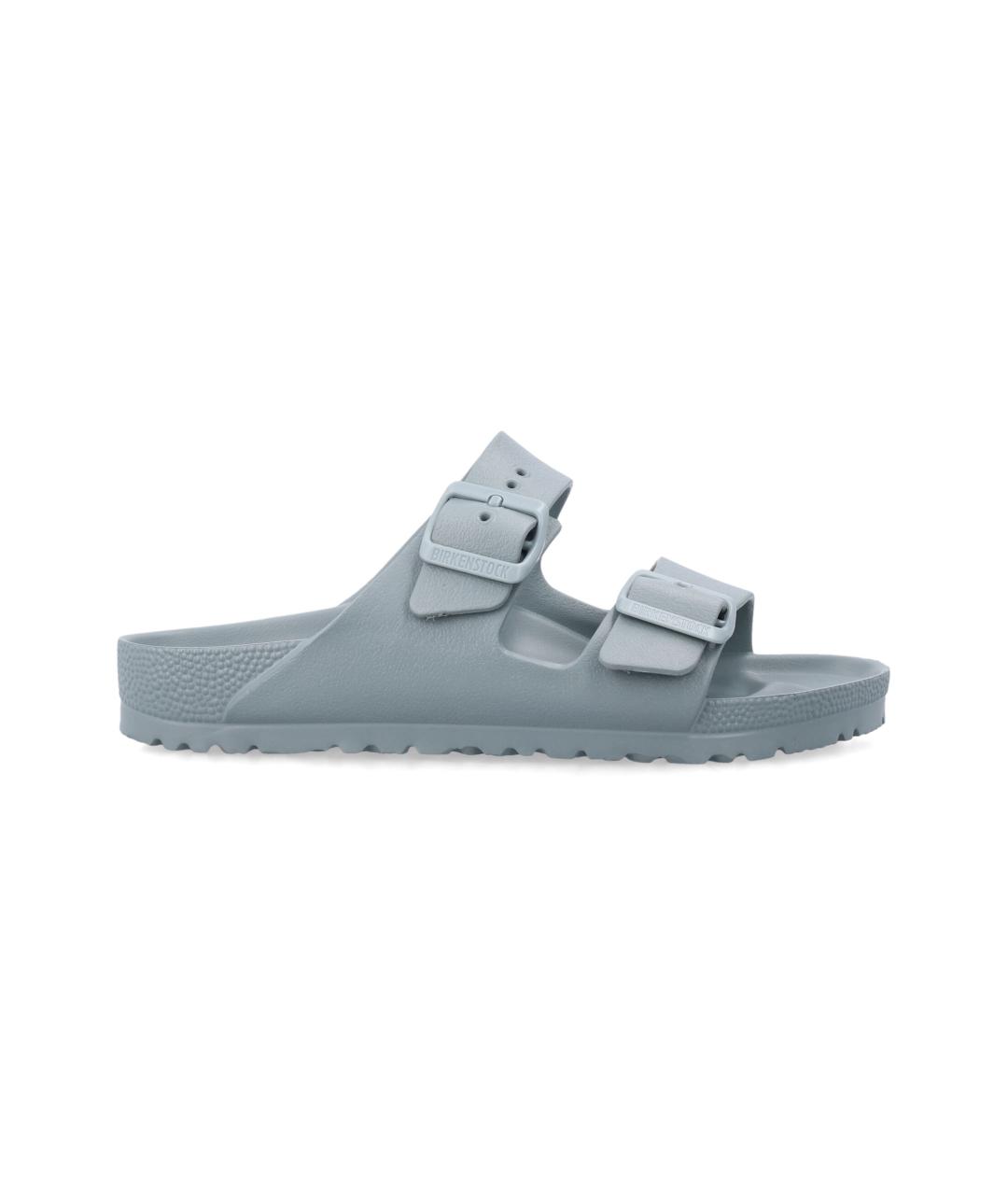 BIRKENSTOCK Голубые синтетические шлепанцы, фото 1