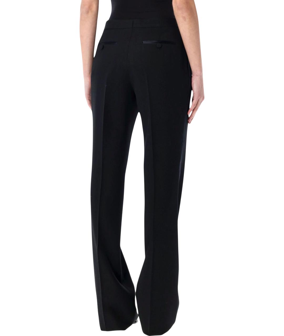 TOM FORD Черные шерстяные прямые брюки, фото 2